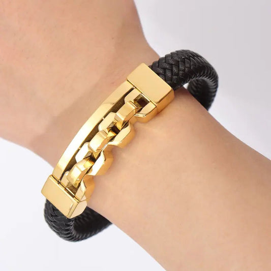 Fashion Hollow Black Bracelet