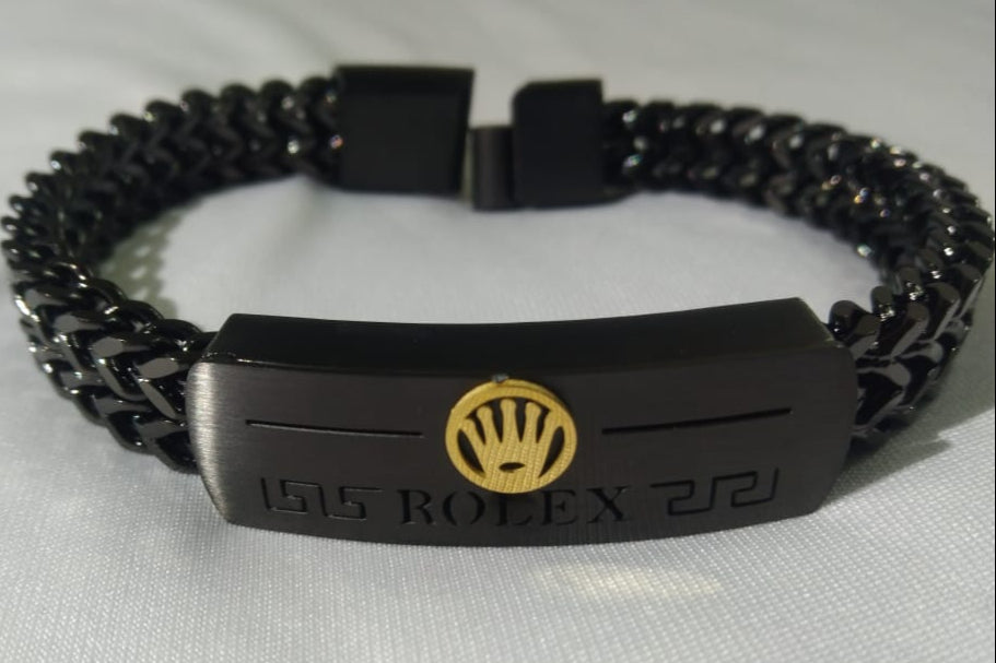 Rolex Black Bracelet Stainless Steel